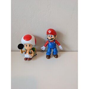 Super Mario & Toad Action Figures Set - Collectible Nintendo Toys